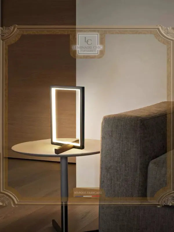 Lampe De Chevet Rectangulaire Au Design Moderne