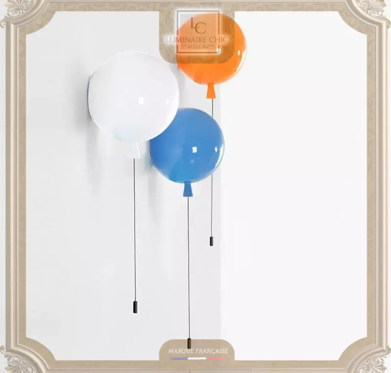 Lustre Enfant En Forme De Ballon Mural / Diamètre 20 Cm Vert