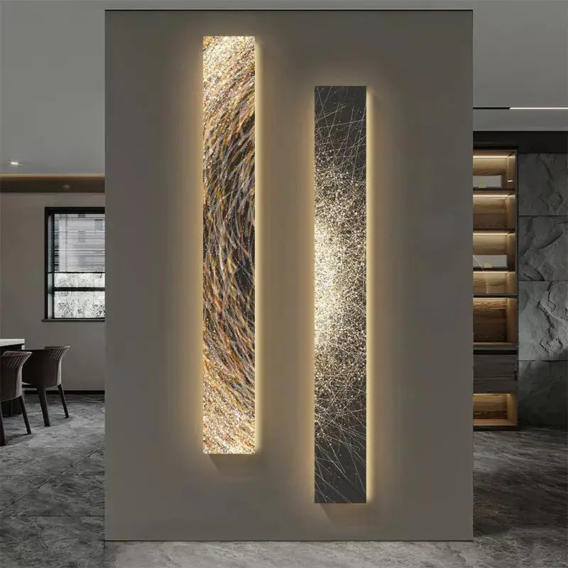 Tableau décoratif mural et lumineux en aluminium  Luminaire Chic –  Luminaire chic : Luminaires et Suspensions haut de gamme