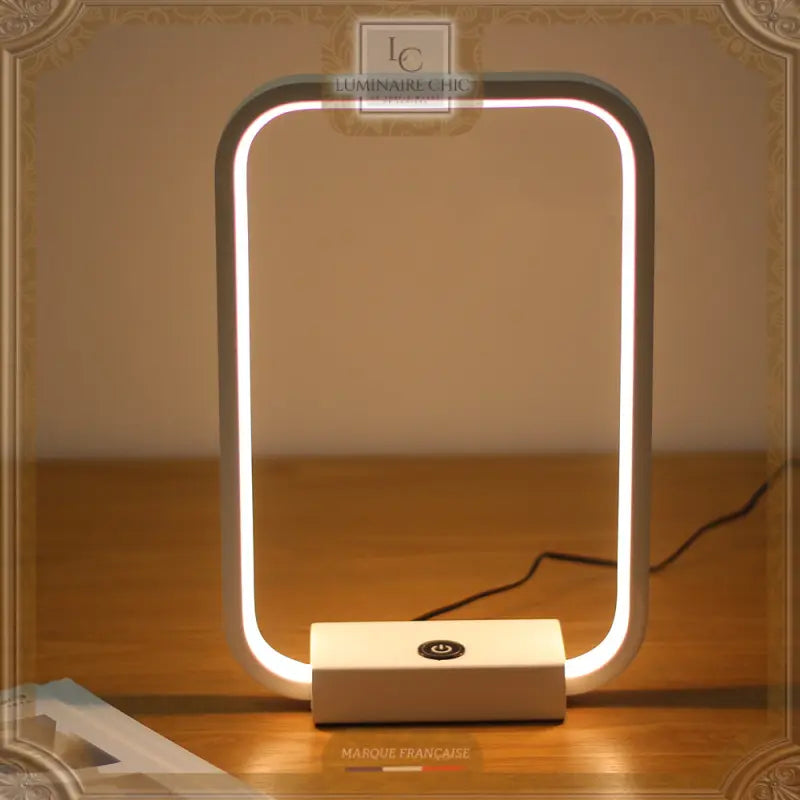 Lampe De Bureau Led Rectangulaire Design Moderne