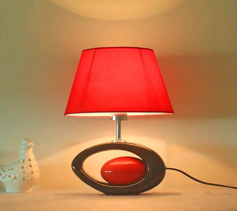 Lampe De Chevet Noire Et Rouge Design